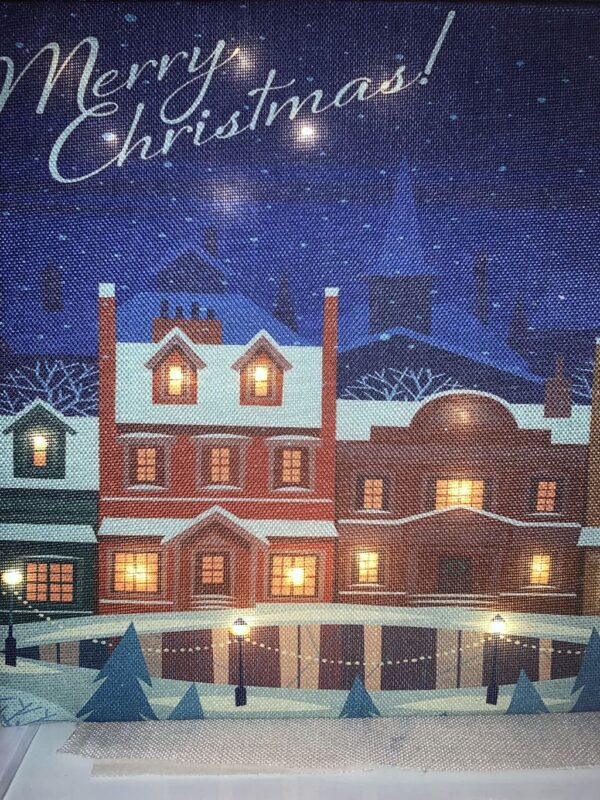 Leuchtendes Wandbild  "Merry Christmas"