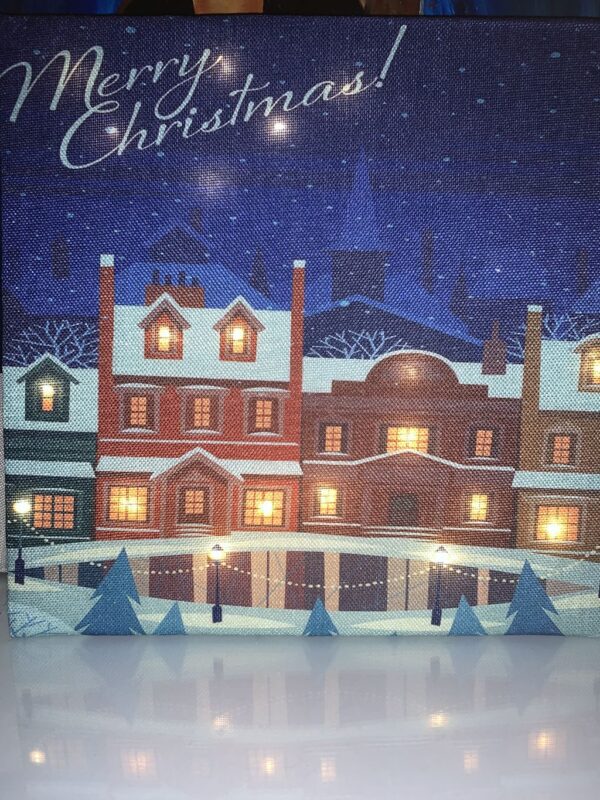 Leuchtendes Wandbild  "Merry Christmas" – Bild 2