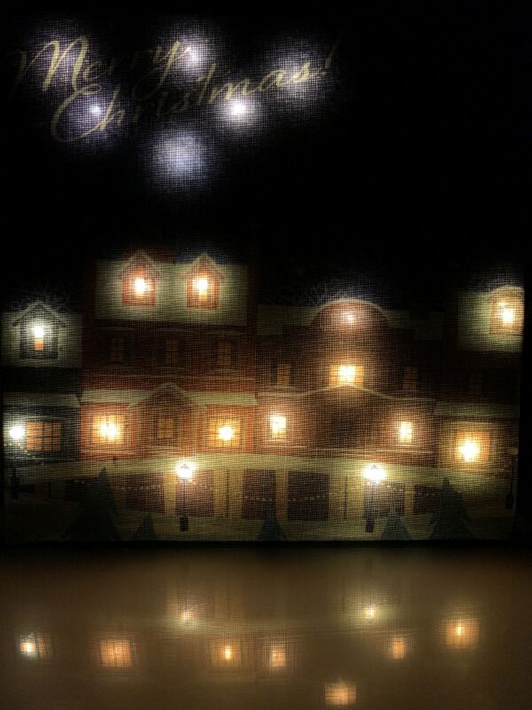 Leuchtendes Wandbild  "Merry Christmas" – Bild 3